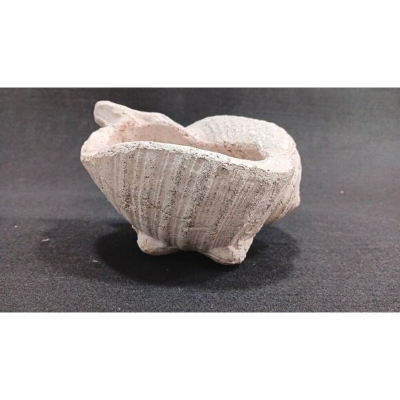 Cute Sea Shell Planter Box Home Decor Beach Themed Planter Cottage Beach House - Picture 2 of 13